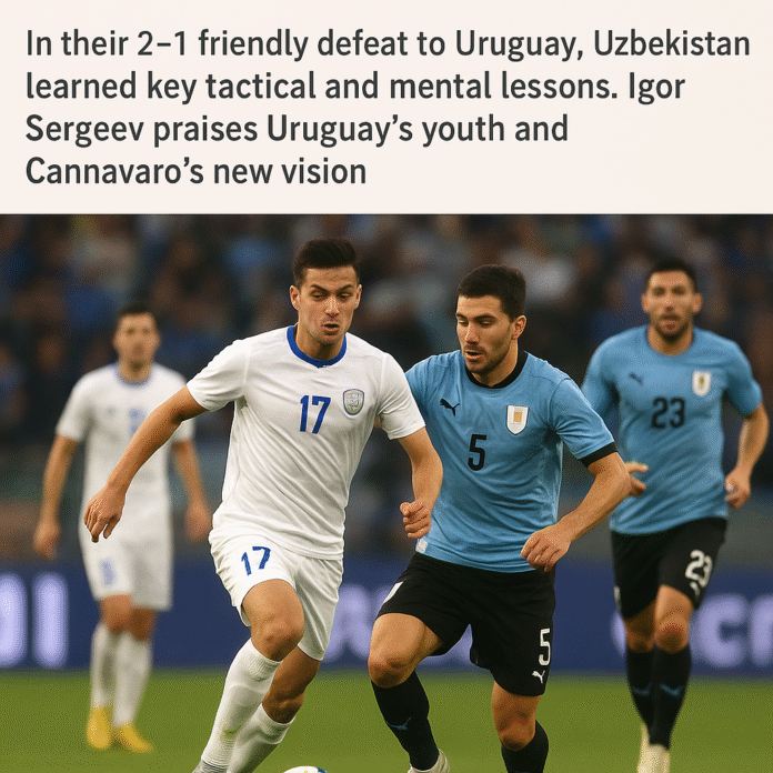 Uzbekistan vs Uruguay: Igor Sergeev on Youth, Tactics & Progress