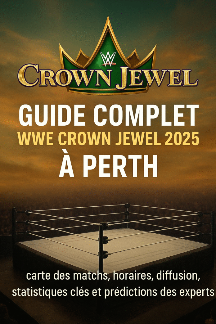 WWE Crown Jewel 2025 à Perth Guide et Prédictions