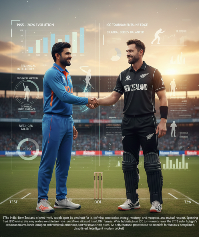 India vs New Zealand Cricket Rivalry History, Stats, and the 2026 Series