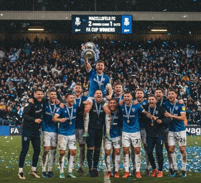 Macclesfield FC renaît après liquidation, combinant succès sportif, gestion durable et engagement communautaire pour inspirer le football anglais.